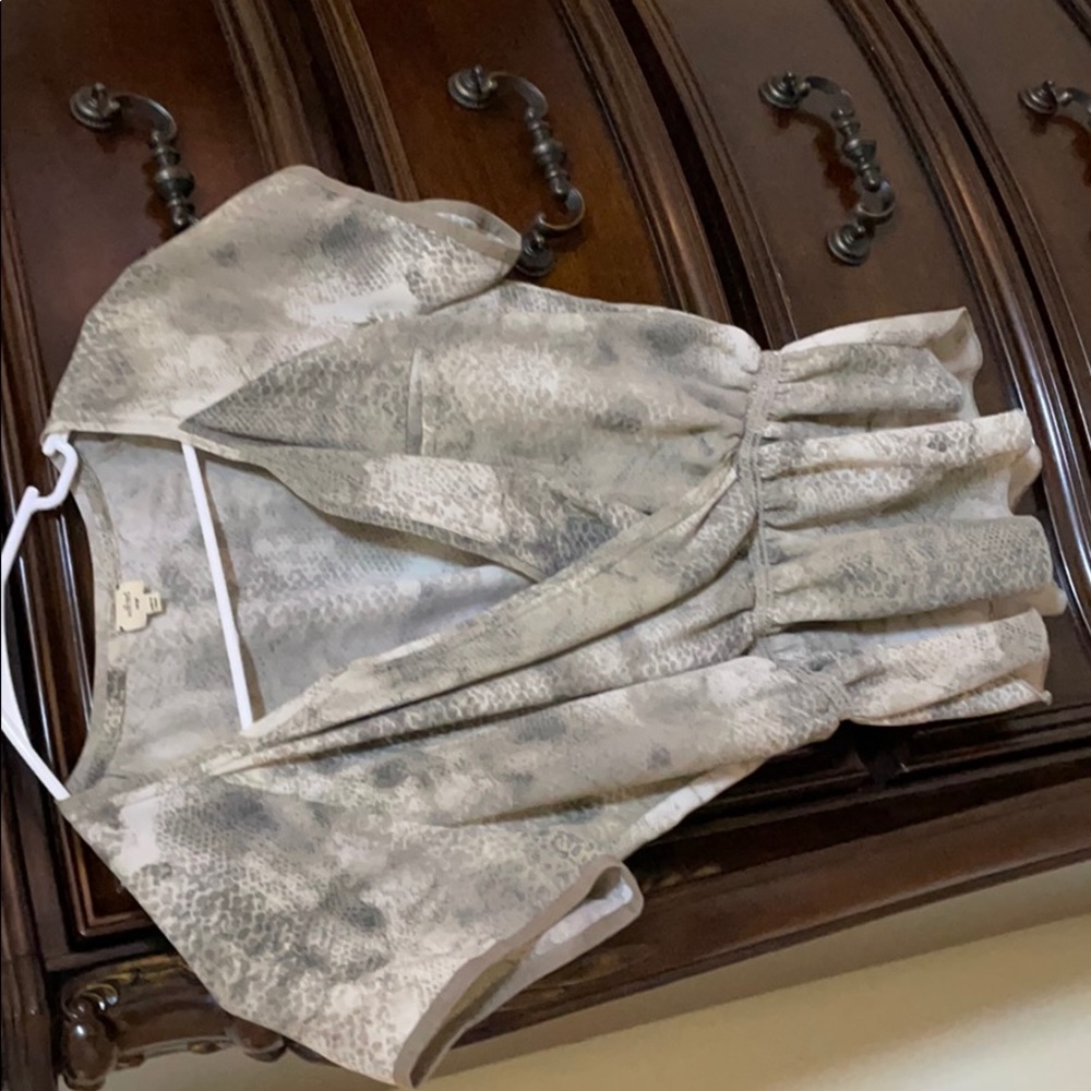 Wilfred top snakeskin print